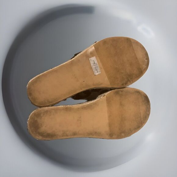 TORRID WOMEN’S SIZE 7.5 WW STRAPPY FLATFORM SANDAL - FAUX SUEDE BLACK - Picture 9 of 10